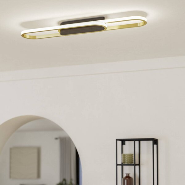 EGLO Lampa sufitowa CONIVARENA, czarny, salon / jadalnia, metal