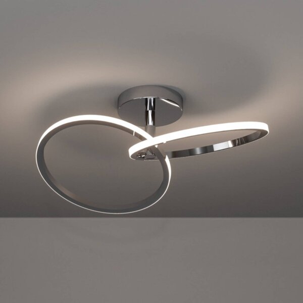 EGLO Lampa sufitowa CONGIUNTI, chromowy / srebrny, salon / jadalnia, metal