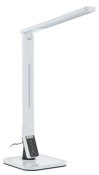 Lampa Stołowa Lindby, Eleni, ściemnialny, biały, gabinet | pracownia, tworzywo sztuczne, nowoczesny