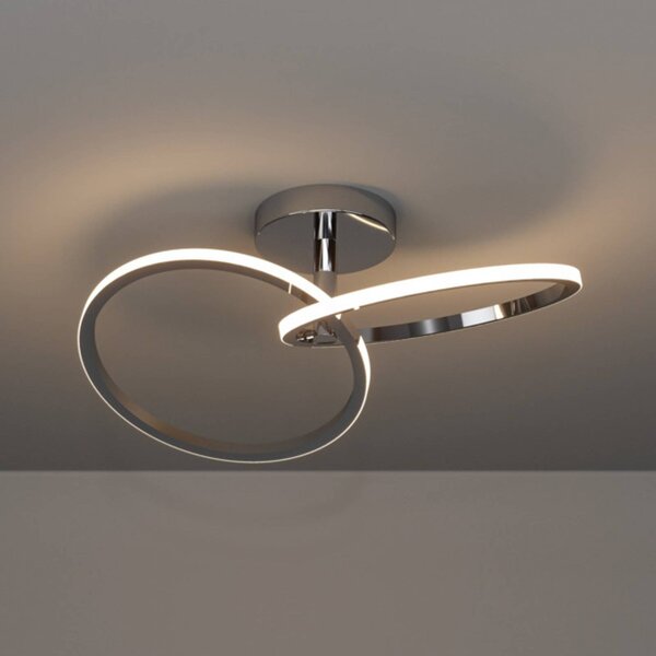 EGLO Lampa sufitowa CONGIUNTI, chromowy / srebrny, salon / jadalnia, metal