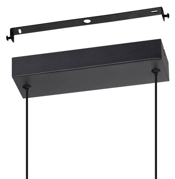 EGLO Lampa wisząca CONAPRATO, czarny, salon / jadalnia, metal