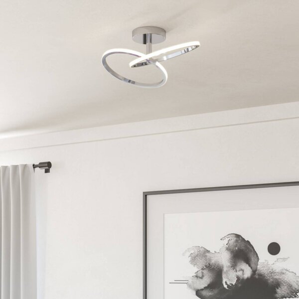 EGLO Lampa sufitowa CONGIUNTI, chromowy / srebrny, salon / jadalnia, metal