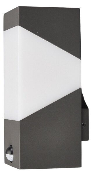 Zewnętrzna Lampa Lucande, Kiran, ściemnialny, czarny, taras, aluminium, nowoczesny