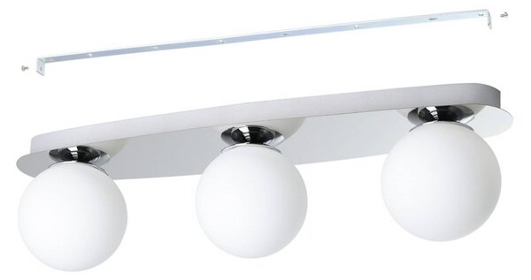 EGLO Lampa sufitowa CASTROVIDO, chromowy / srebrny, salon / jadalnia, metal