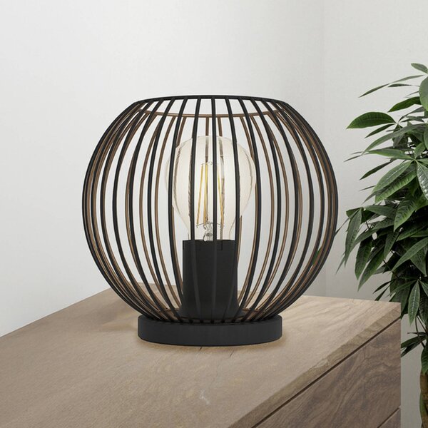EGLO Lampa stołowa ALMANZORA, czarny, salon / jadalnia, metal