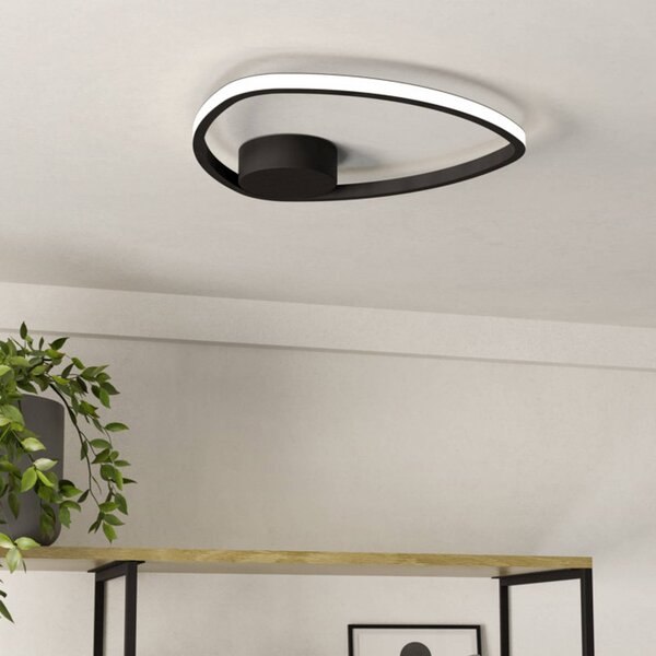 EGLO Lampa sufitowa MOSCHELLA, czarny, salon / jadalnia, metal