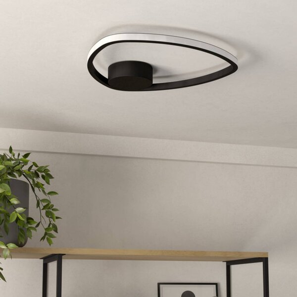 EGLO Lampa sufitowa MOSCHELLA, czarny, salon / jadalnia, metal
