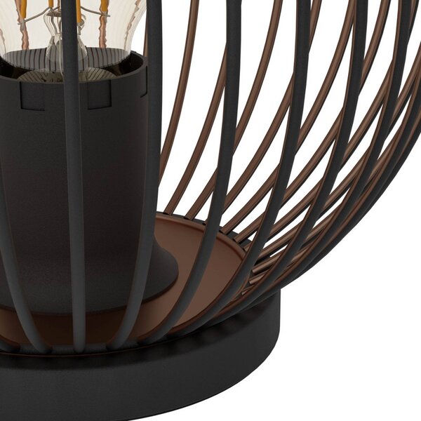 EGLO Lampa stołowa ALMANZORA, czarny, salon / jadalnia, metal