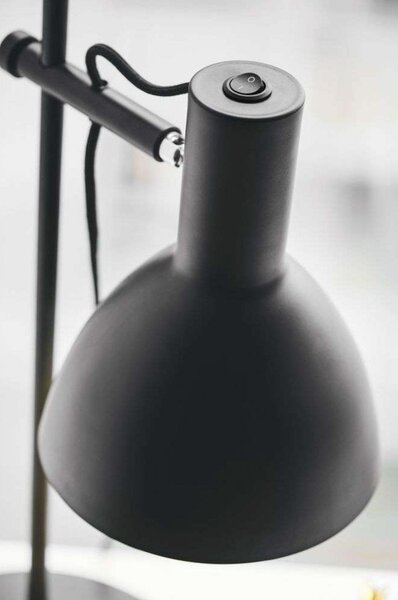 Lampa Podłogowa Halo Design, czarny, salon, metal