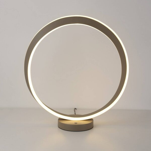 EGLO Lampa stołowa CAMEROTA, możliwość ściemniania, kremowy / amber, salon / jadalnia, metal