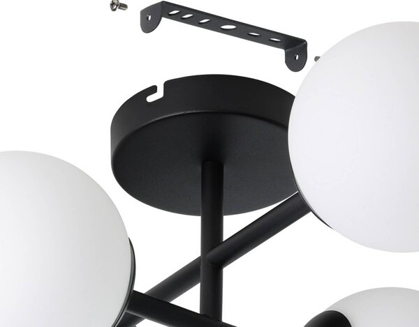 EGLO Lampa sufitowa CASTROVIDO, czarny, salon / jadalnia, metal