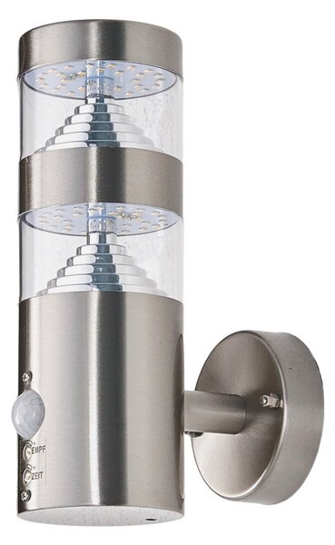 Zewnętrzna Lampa Lindby, LANEA, metaliczny, balkon, stal szlachetna, nowoczesny