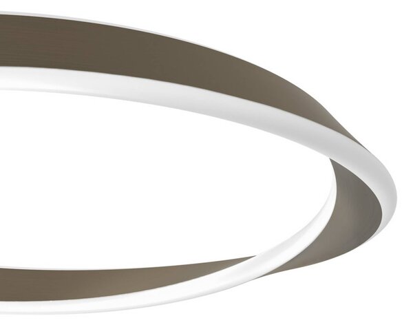EGLO Lampa sufitowa CAMEROTA, możliwość ściemniania, brązowy / mosiężny, salon / jadalnia, metal