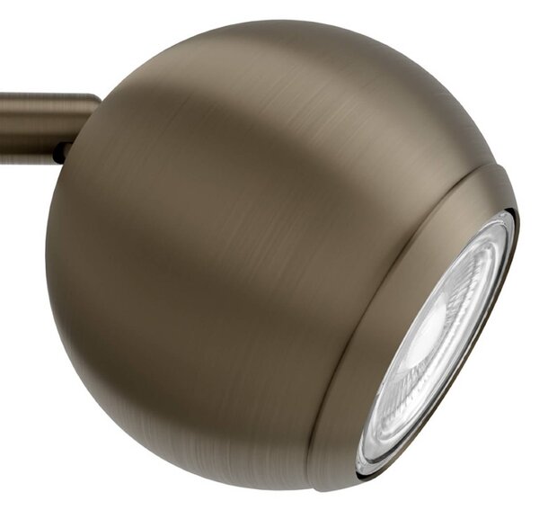 EGLO Lampa stojąca BIMEDA 1, brązowy / mosiężny, salon / jadalnia, metal