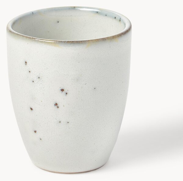 Komplet ręcznie wykonanych filiżanek do espresso Nordic Sand, 6 elem