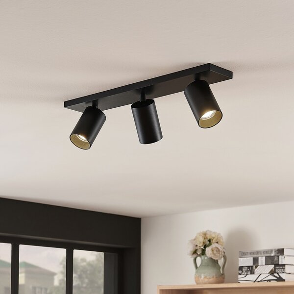 Lampa Sufitowa Arcchio, Brinja, ściemnialny, czarny, przedpokój, aluminium, nowoczesny