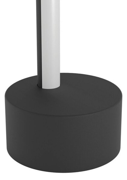 EGLO connect Lampa stołowa Smart LED FLATRON-Z, czarna, 45 cm możliwość ściemniania, czarny, salon / jadalnia, metal