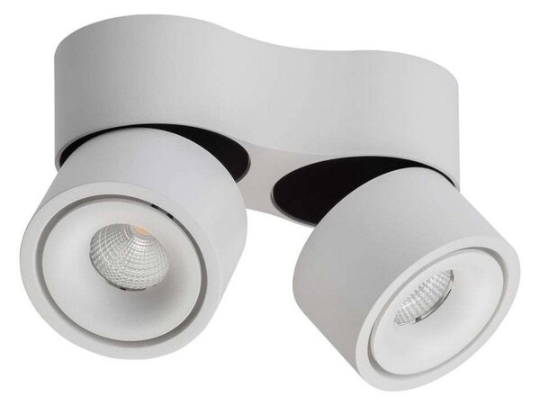 Lampa Sufitowa ANTIDARK, ściemnialny, biały, salon, aluminium