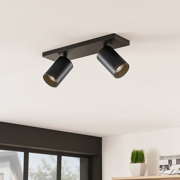 Lampa Sufitowa Arcchio, Brinja, ściemnialny, czarny, przedpokój, aluminium, nowoczesny