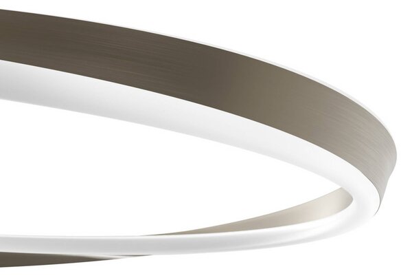 EGLO Lampa wisząca CAMEROTA, możliwość ściemniania, brązowy / mosiężny, salon / jadalnia, metal