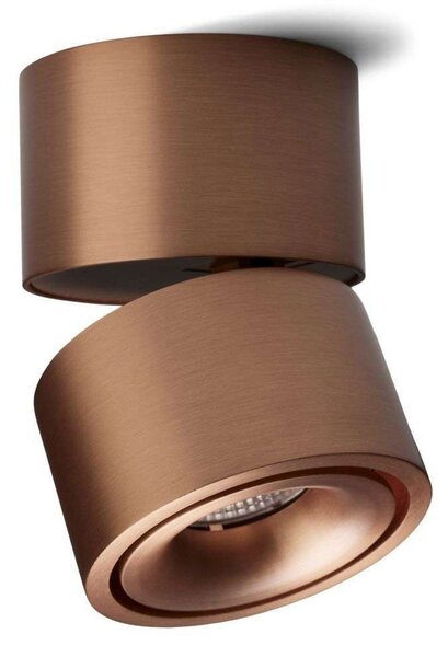 Lampa Sufitowa ANTIDARK, ściemnialny, antyczny mosiądz, salon, aluminium