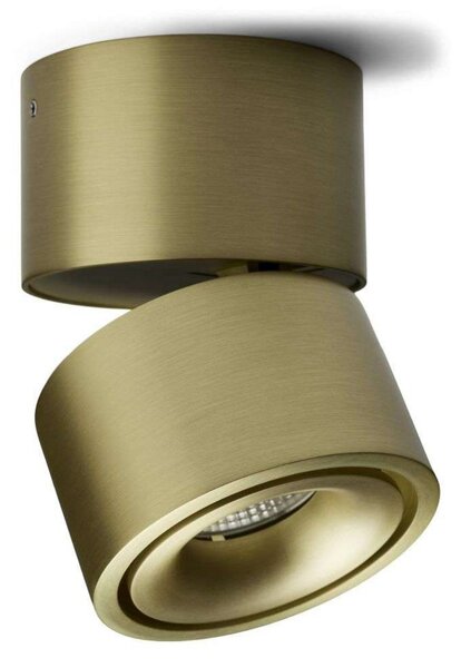 Lampa Sufitowa ANTIDARK, ściemnialny, złoty | mosiężny, salon, aluminium