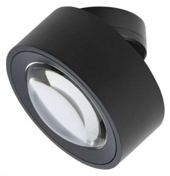 Lampa Sufitowa ANTIDARK, ściemnialny, czarny, salon, aluminium
