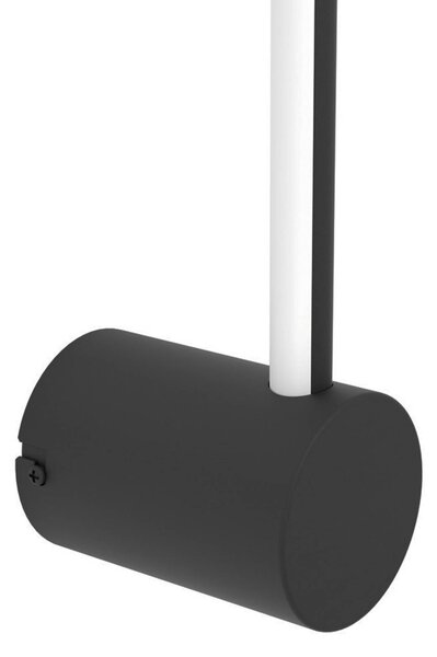 EGLO connect – inteligentna kinkiet LED FLATRON-Z, czarny, 48 cm możliwość ściemniania, czarny, salon / jadalnia, metal