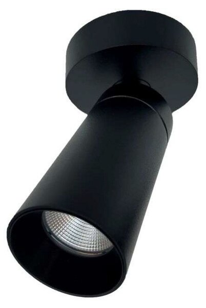 Lampa Sufitowa ANTIDARK, ściemnialny, czarny, salon, aluminium
