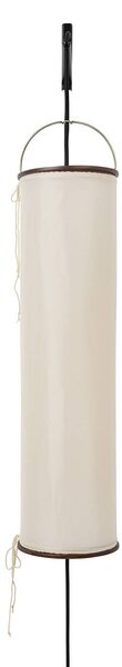 GUBI Kinkiet Silk Lantern, kremowy / amber, salon / jadalnia, tkanina / materiał / jedwab, design