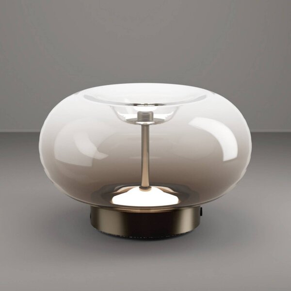 EGLO Lampa stołowa OPTICA 1, możliwość ściemniania, brązowy / rdzawy, salon / jadalnia, metal