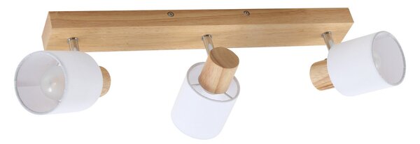 Lampa Sufitowa Lindby, Wanessa, ściemnialny, drewniany, salon, drewno, nowoczesny