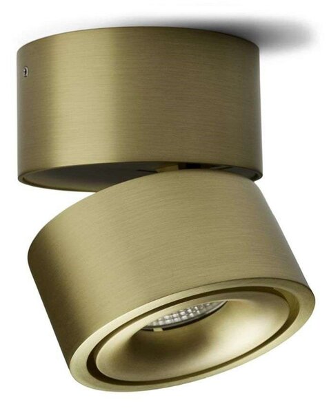 Lampa Sufitowa ANTIDARK, ściemnialny, złoty | mosiężny, salon, aluminium