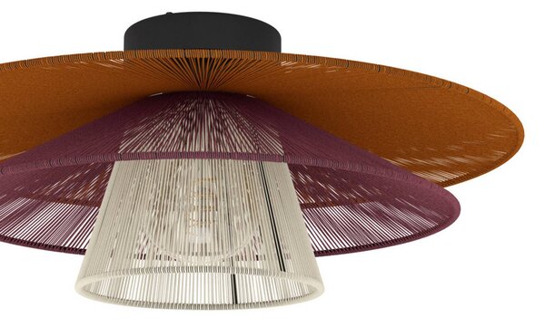 EGLO Lampa sufitowa PIGNONA, możliwość ściemniania, multikolor, salon / jadalnia, metal