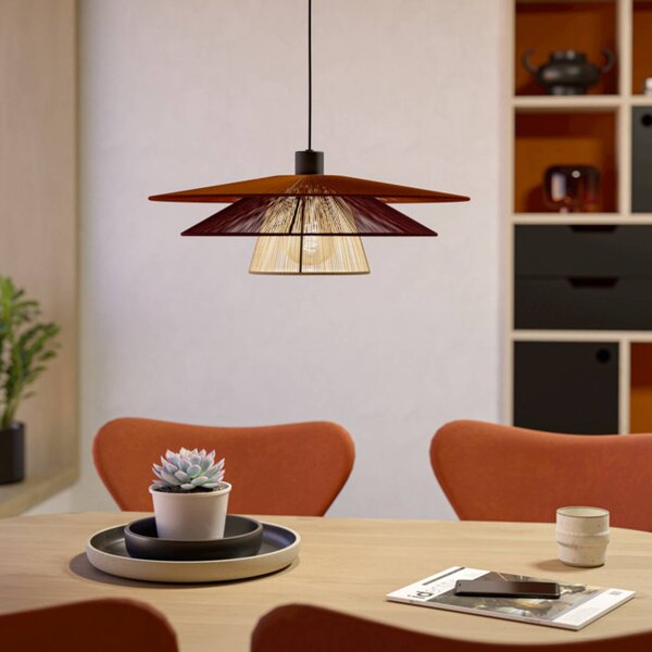 EGLO Lampa wisząca PIGNONA, możliwość ściemniania, multikolor, salon / jadalnia, metal