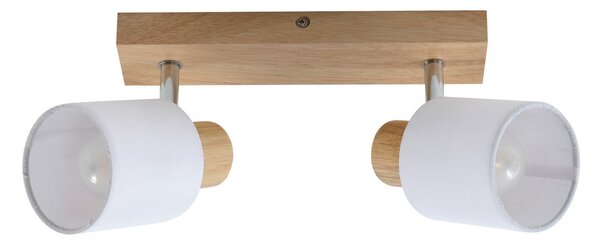 Lampa Sufitowa Lindby, Wanessa, ściemnialny, drewniany, salon, drewno, nowoczesny