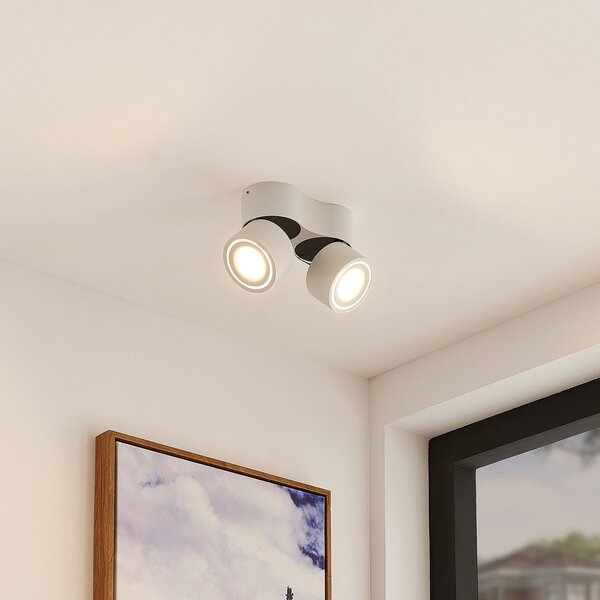 Lampa Sufitowa Arcchio, Rotari, ściemnialny, biały, przedpokój, aluminium, nowoczesny
