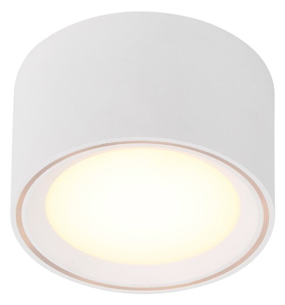 Lampa Sufitowa Nordlux, Fallon, ściemnialny, biały, salon, metal, nowoczesny
