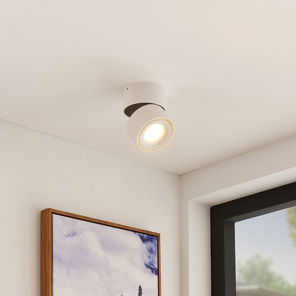 Lampa Sufitowa Arcchio, Rotari, ściemnialny, biały, przedpokój, aluminium, nowoczesny
