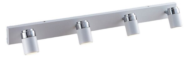 Lampa Sufitowa Lindby, Kardo, ściemnialny, biały, łazienka, metal, nowoczesny