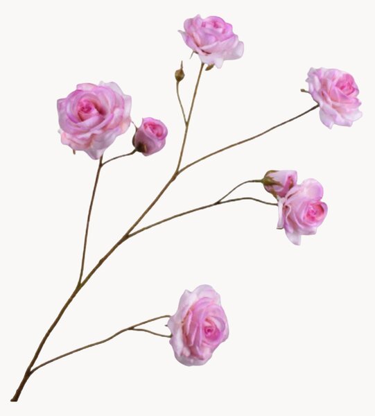 Komplet sztucznych kwiatów dekoracyjnych Rose, 2 elem