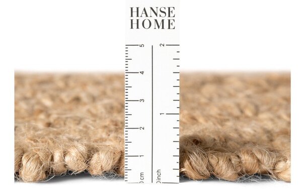 Chodnik z juty dwustronny/tkany ręcznie w naturalnym kolorze 80x300 cm Fjord – Hanse Home