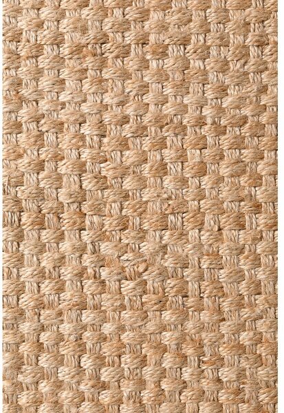 Chodnik z juty dwustronny/tkany ręcznie w naturalnym kolorze 80x300 cm Fjord – Hanse Home