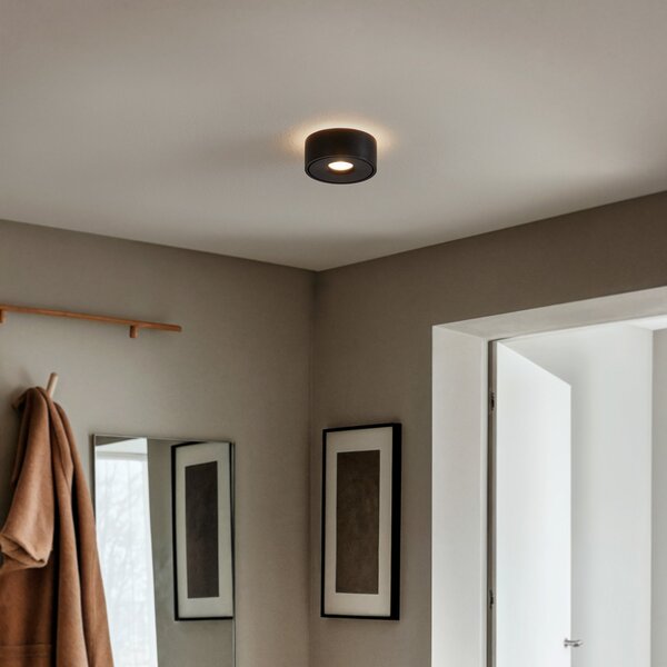 Lampa Sufitowa Arcchio, Rotari, ściemnialny, czarny, salon, metal, nowoczesny