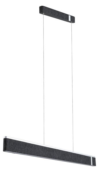 Lampa Wisząca Paulmann, Jagun, ściemnialny, czarny, kuchnia, tkanina | tekstylia, nowoczesny