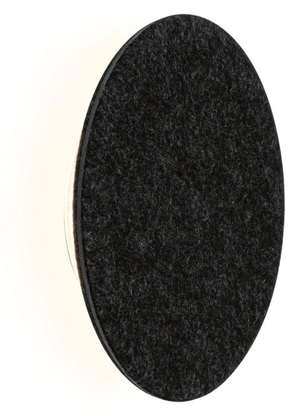 Lampa Ścienna Paulmann, Tulga, ściemnialny, czarny, salon, tkanina | tekstylia, nowoczesny