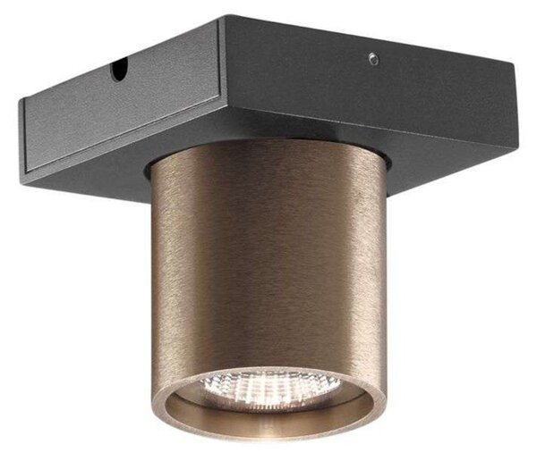 Lampa Sufitowa LIGHT-POINT, ściemnialny, antyczny mosiądz, salon, aluminium