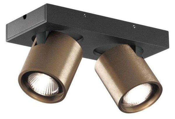 Lampa Sufitowa LIGHT-POINT, ściemnialny, antyczny mosiądz, salon, aluminium