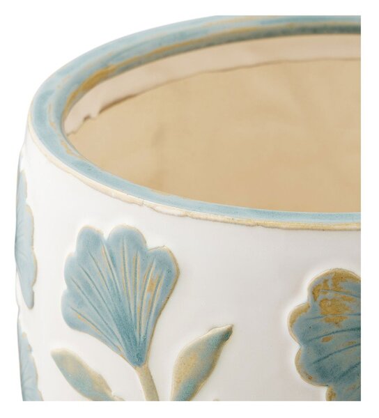 Ceramiczna ręcznie wykonana osłonka na doniczkę na zioła ø 22,5 cm – House Nordic