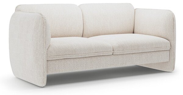 Kremowa sofa z tkaniny szenilowej 168 cm Georgia – Micadoni